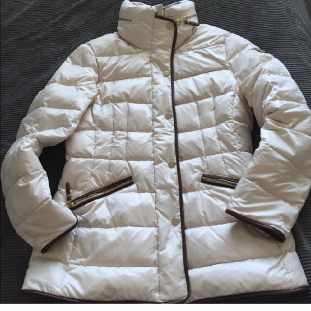 Basler cream down jacket